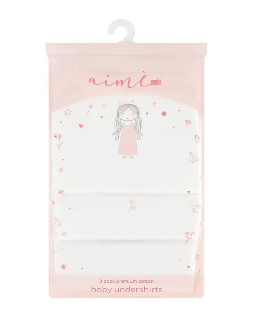 Aime Child Girls Original Sleeveless Undershirts- FINAL SALE