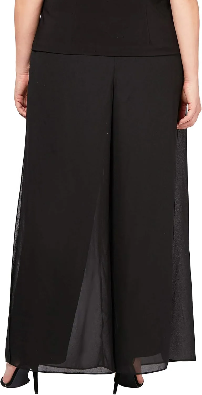 Alex Evenings Women's Straight Leg Dress Pant (Plus Petite Sizes)