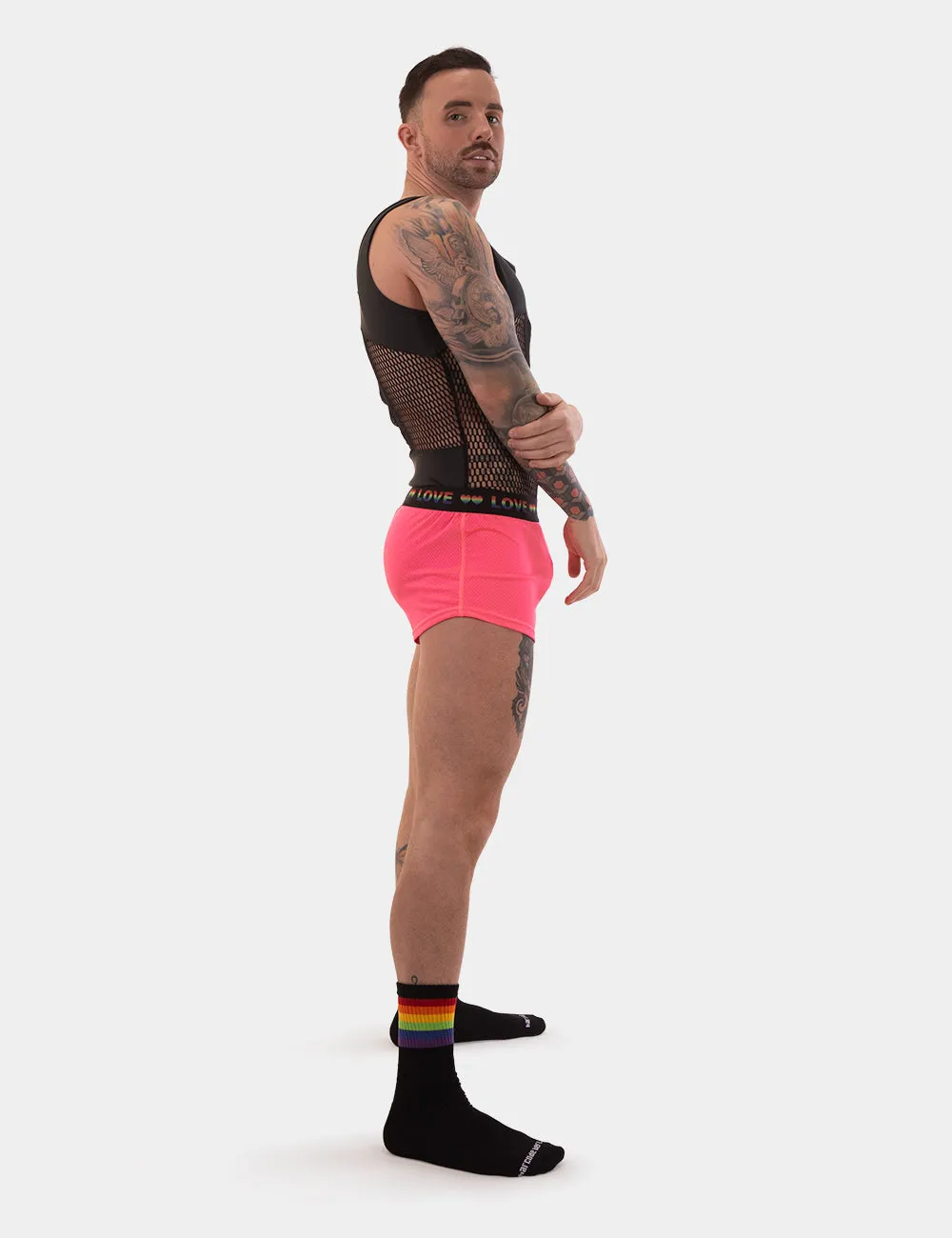 Barcode Berlin Riva Shorts Neon Pink
