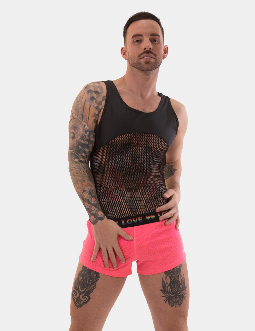 Barcode Berlin Riva Shorts Neon Pink
