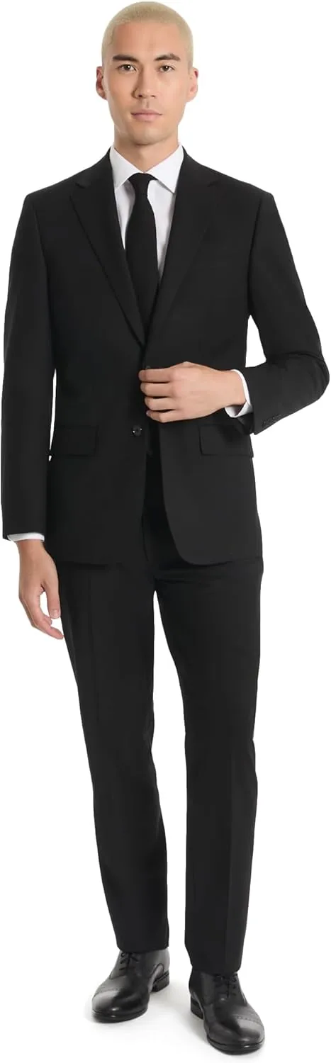 Calvin Klein Slim Fit Suit Separate Jacket, Black, 44 Short