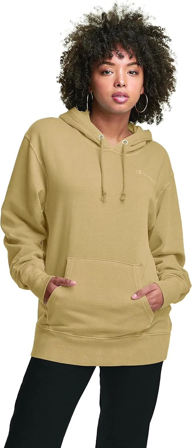 Champion Womens Oversized Lightweight Fleece Hoodie, Womens Sweatshirts, Womens Pullover Hoodies