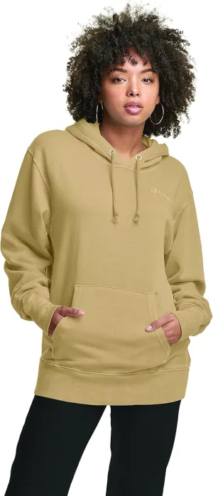 Champion Womens Oversized Lightweight Fleece Hoodie, Womens Sweatshirts, Womens Pullover Hoodies