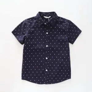 Geometric Collared Shirt