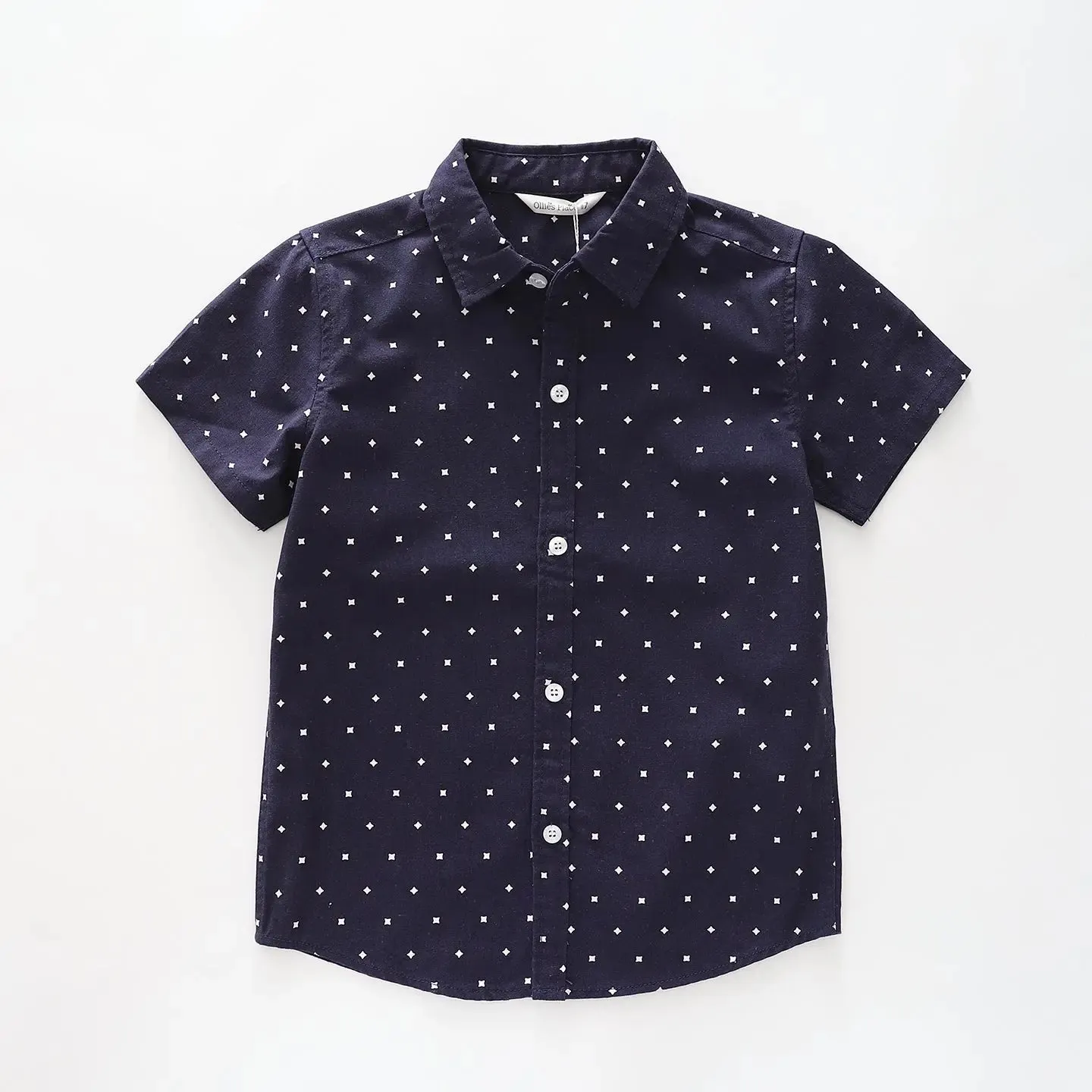 Geometric Collared Shirt