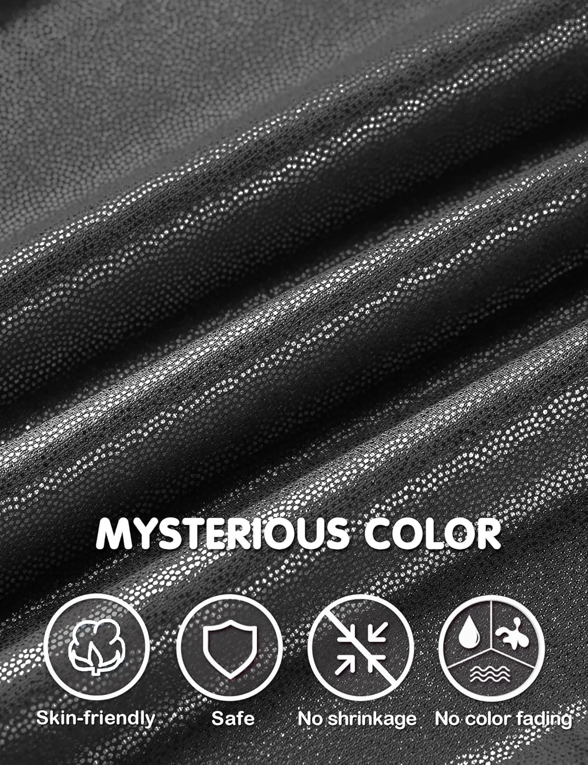 Girls Metallic Leggings High Waisted Sparkly Yoga Pants Shiny Running Dance Tights for Kids Youth Teen, 2 Pack