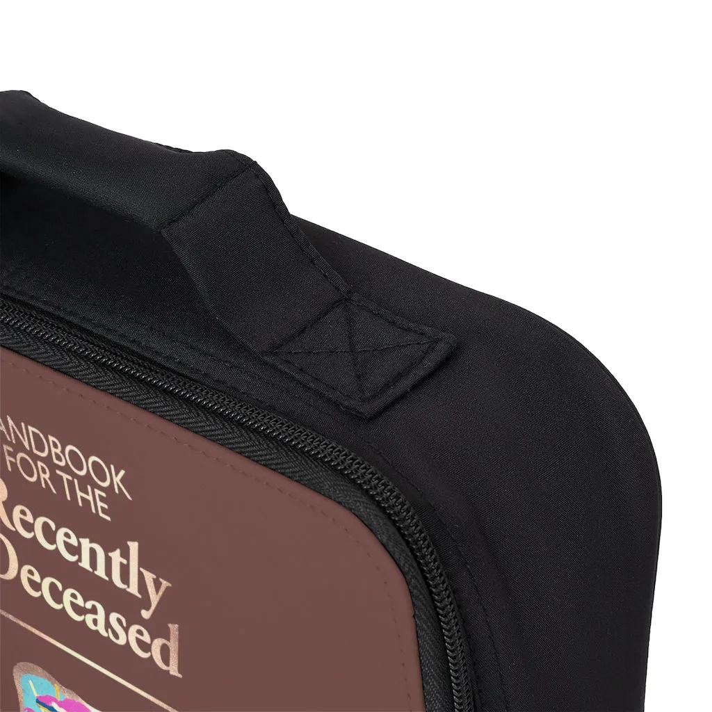 Handbook For The Recently Deceased | Beetlejuice Lunch Bag