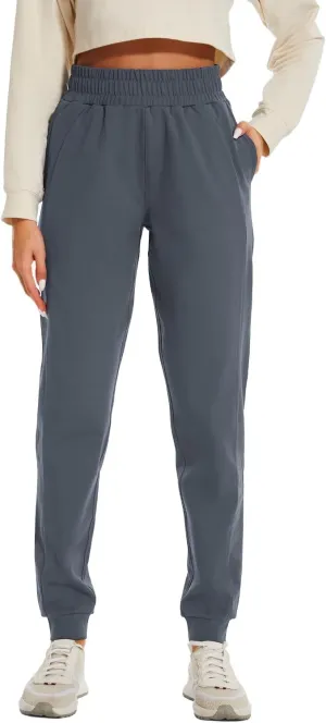 HOdo 32"/34"/36" Inseam Womens Tall Sweatpants Fleece Lined Long Joggers Workout Pants with Pockets