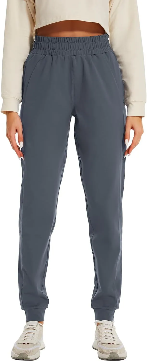 HOdo 32"/34"/36" Inseam Womens Tall Sweatpants Fleece Lined Long Joggers Workout Pants with Pockets