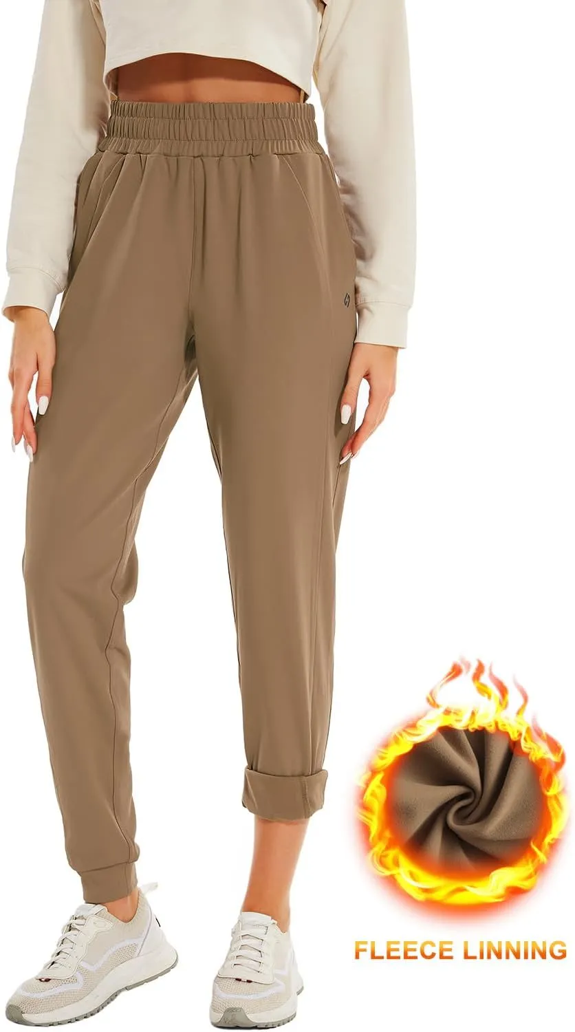 HOdo 32"/34"/36" Inseam Womens Tall Sweatpants Fleece Lined Long Joggers Workout Pants with Pockets