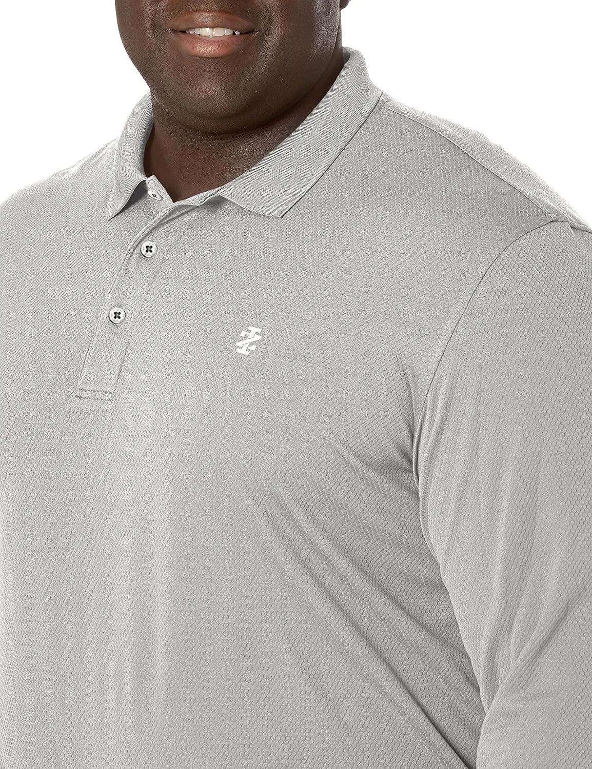 IZOD Men's Golf Long Sleeve Tournament Polo Shirt