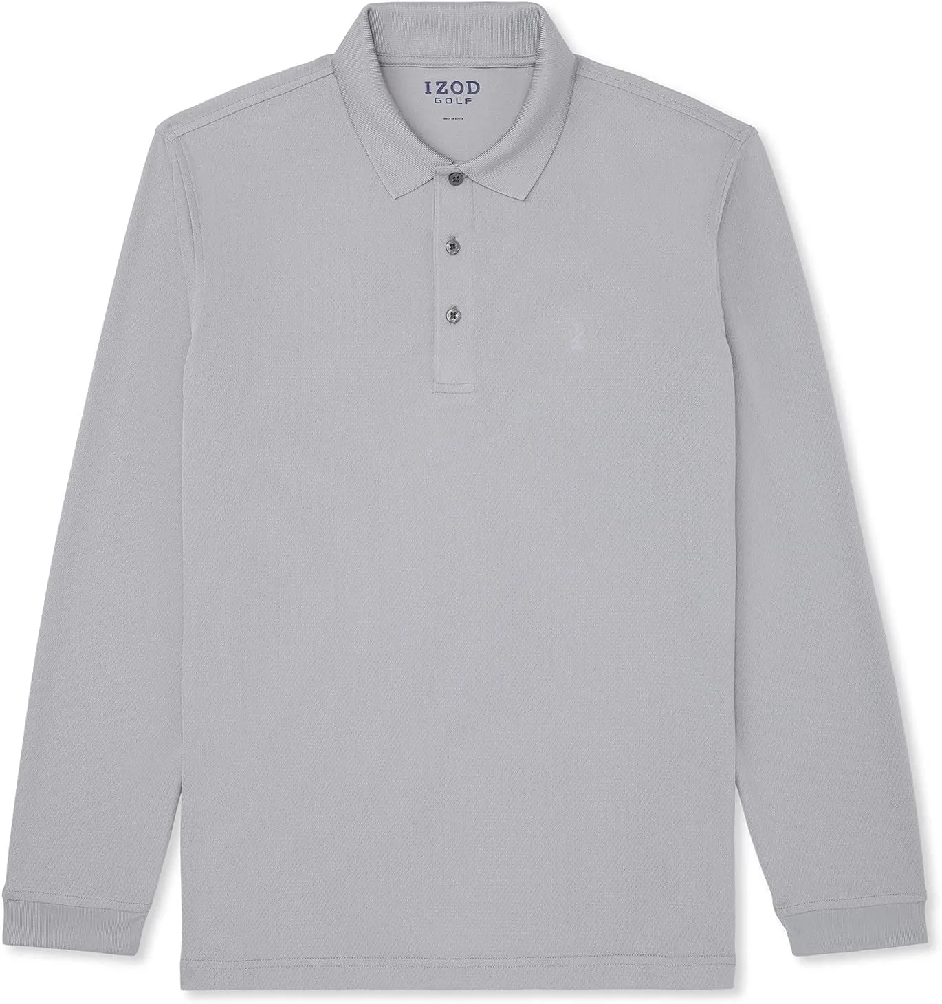 IZOD Men's Golf Long Sleeve Tournament Polo Shirt