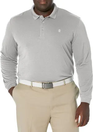 IZOD Men's Golf Long Sleeve Tournament Polo Shirt