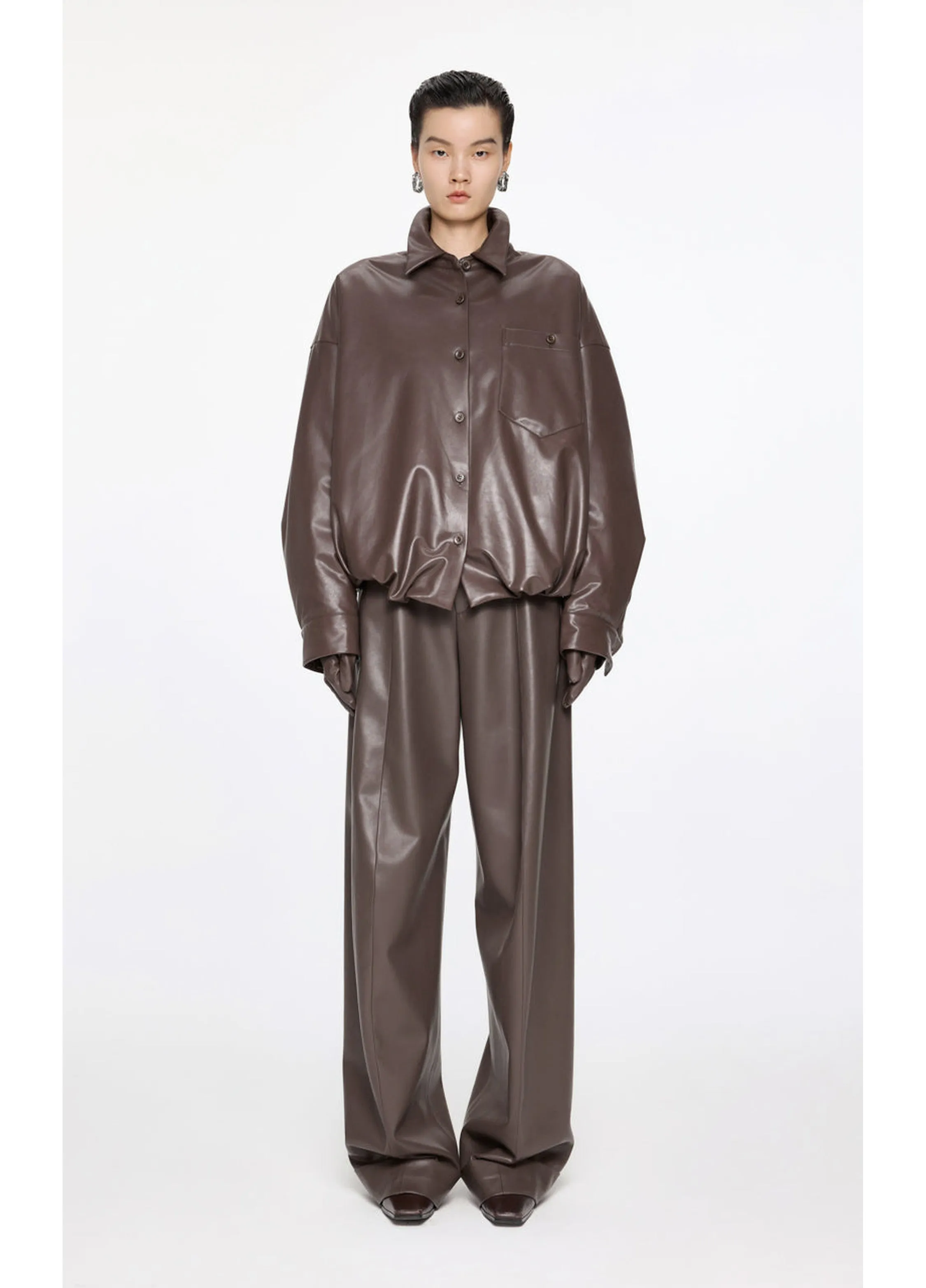 JNBY Oversize Shirt Down Coat