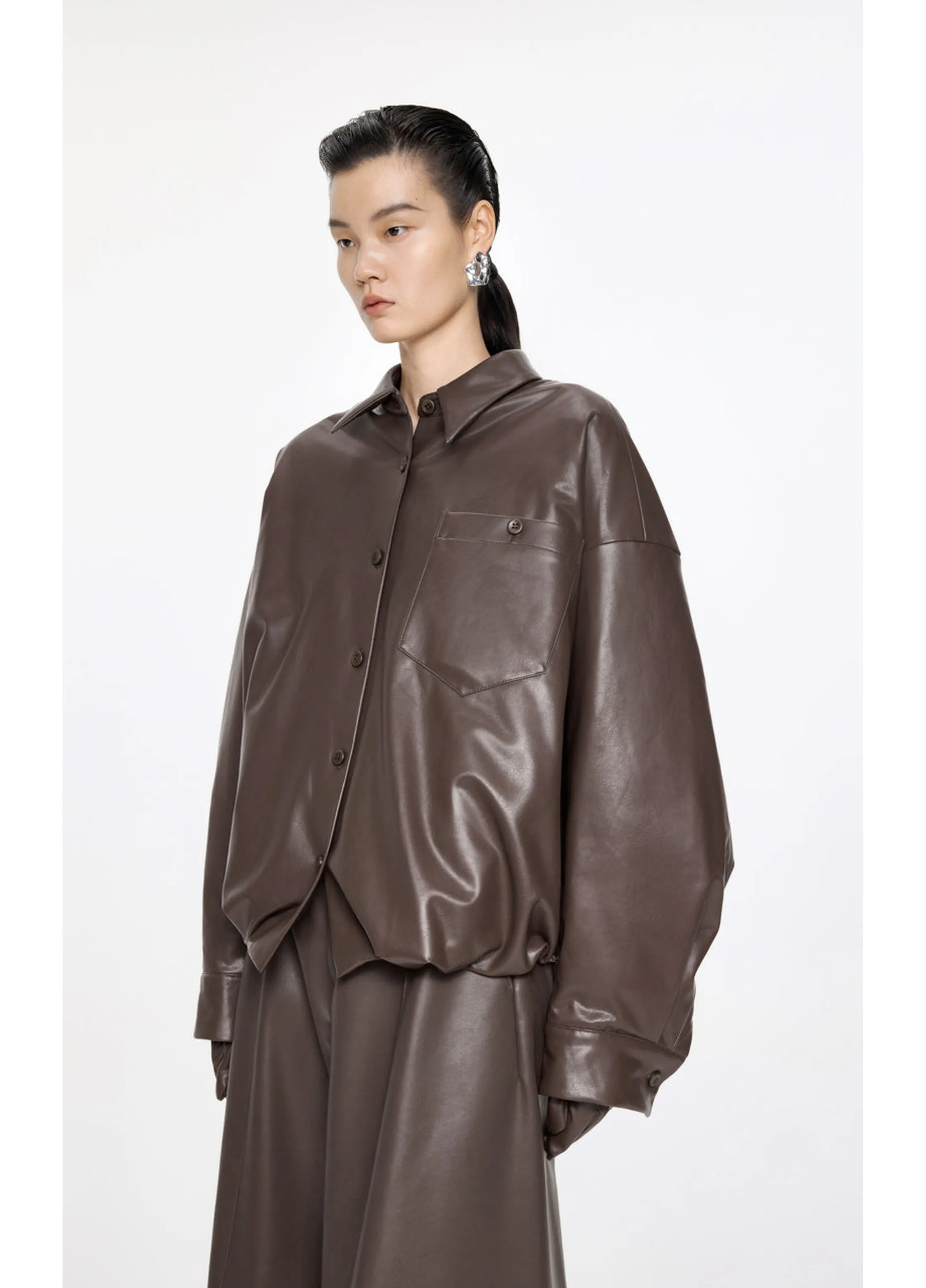 JNBY Oversize Shirt Down Coat