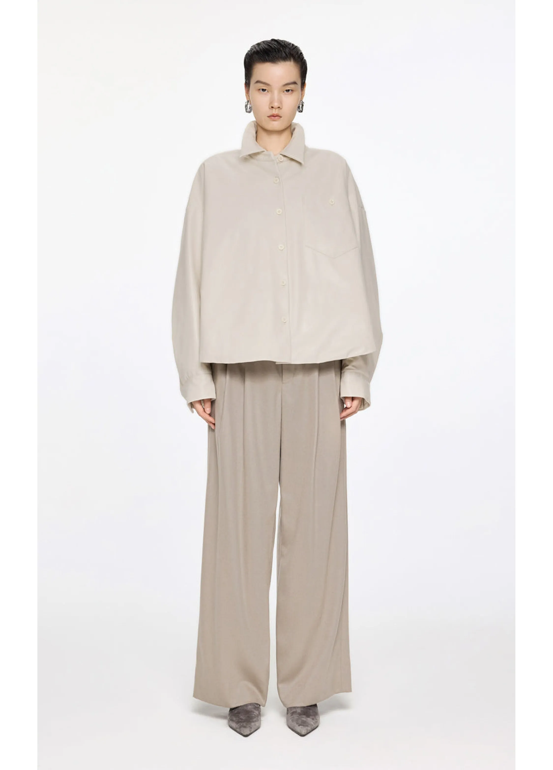 JNBY Oversize Shirt Down Coat