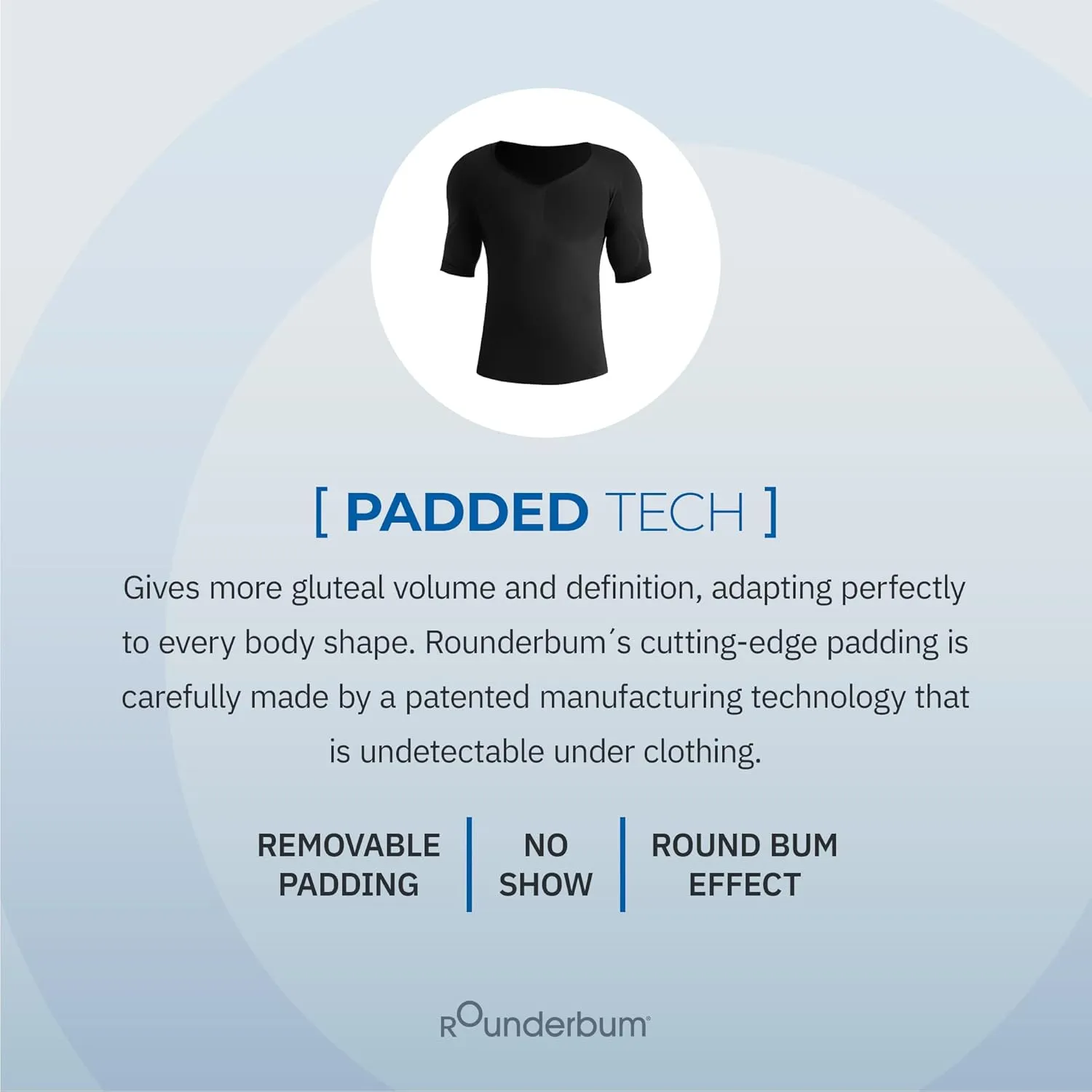 Rounderbum | Stealth Padded Muscle T-Shirt