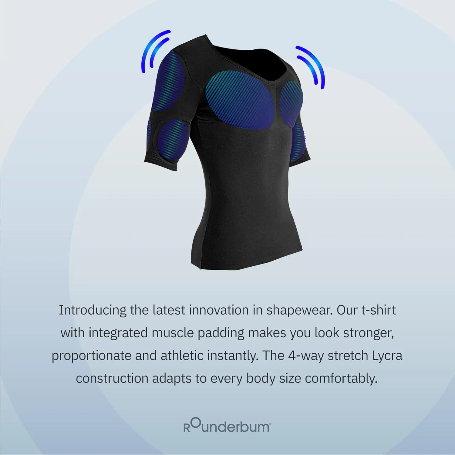 Rounderbum | Stealth Padded Muscle T-Shirt