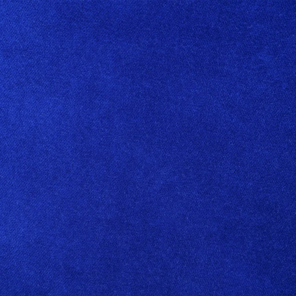 Royal Blue Double Breasted Velvet Smoking Jacket