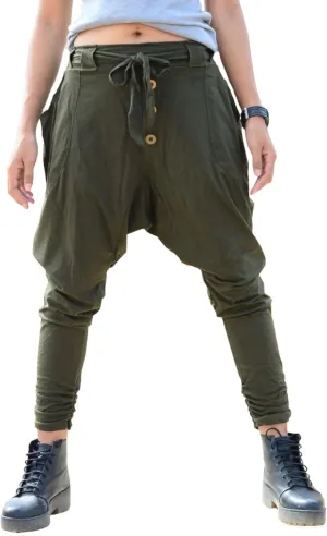 Sakoonee Harem Pants Casual Baggy Yoga Trousers for Women and Men 2 Pockets