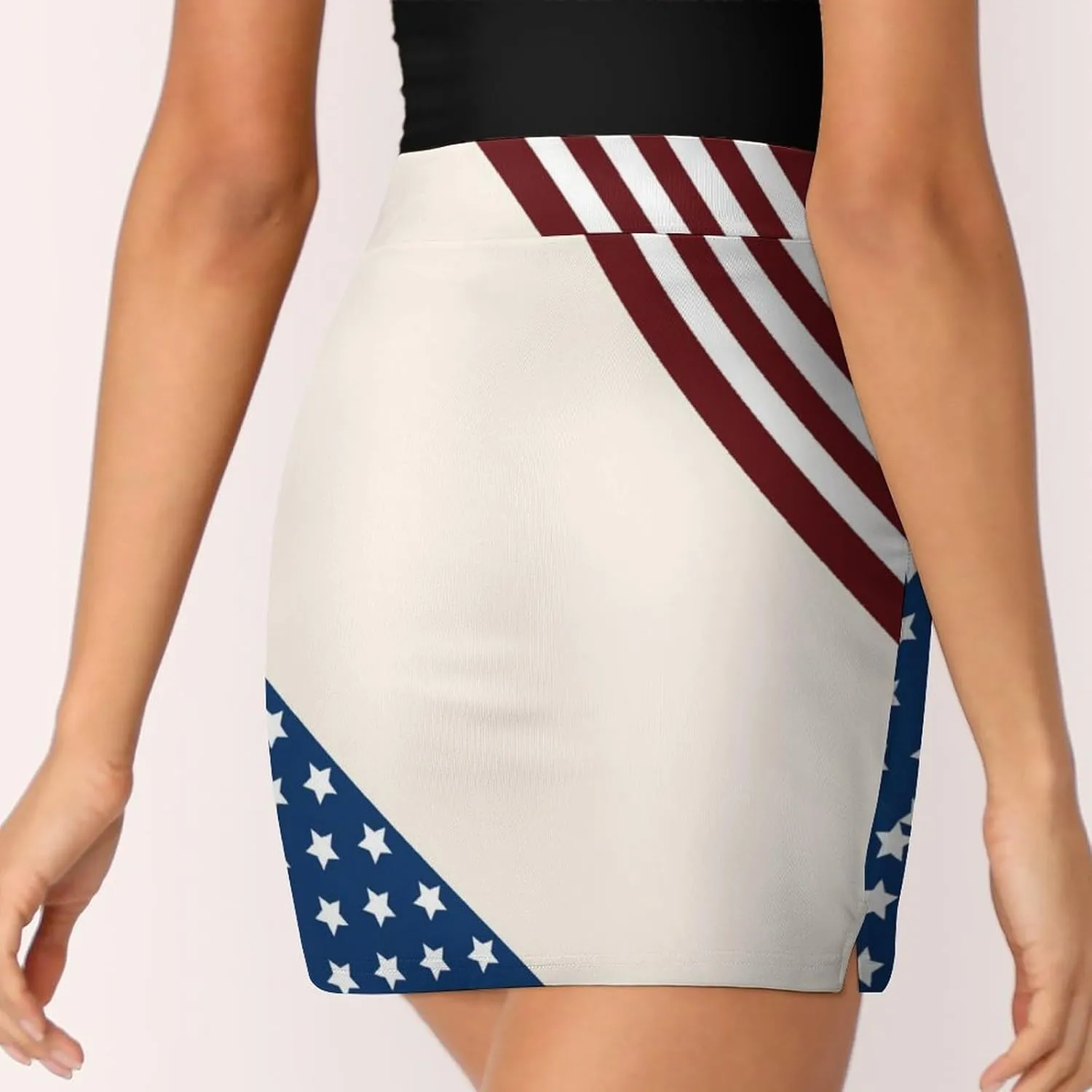 TAIZIYEAH American Flag Black Tennis Skirts for Women Athletic Golf Skorts Loose