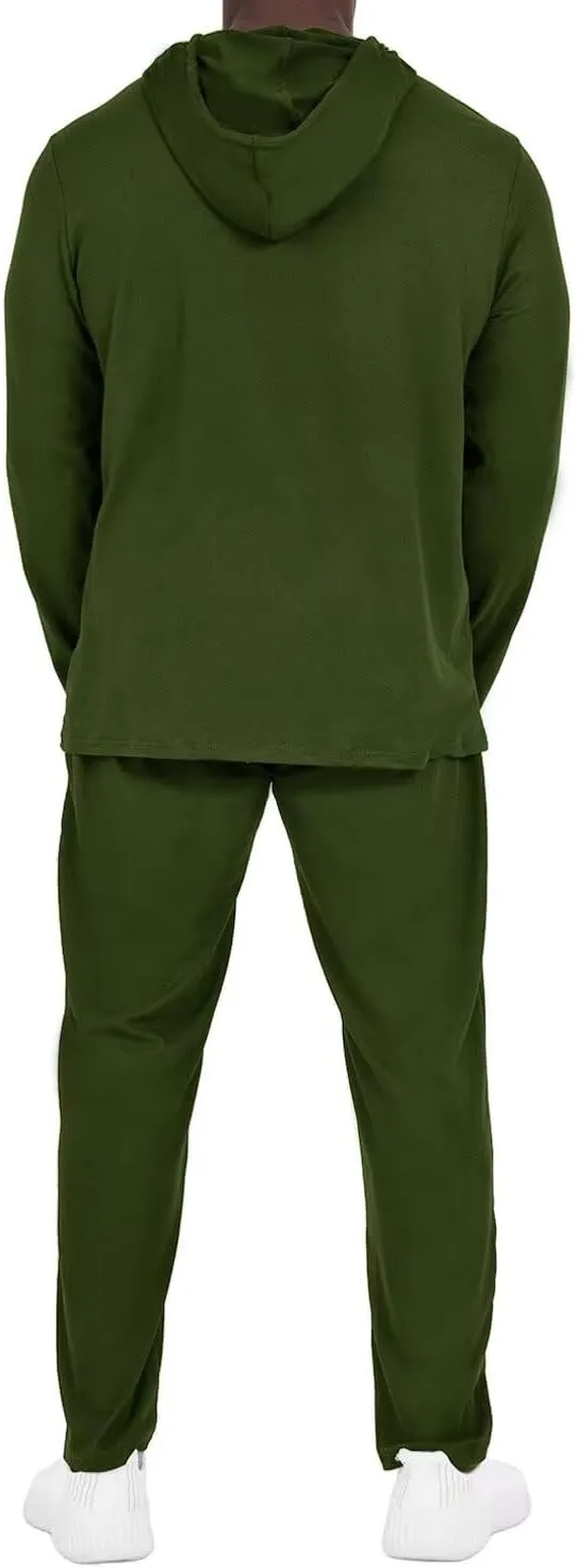 Uni Clau Men's Tracksuit 2 Piece Set Sweatsuits hoodies and Sweatpants Athletic jogging suits sets Casual
