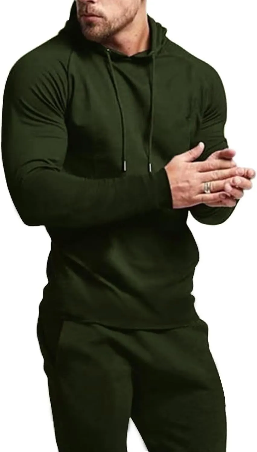 Uni Clau Men's Tracksuit 2 Piece Set Sweatsuits hoodies and Sweatpants Athletic jogging suits sets Casual
