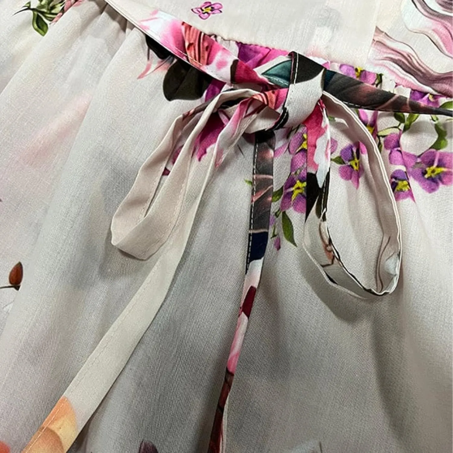 Women Korean Style Lace-Up Waist-Defined Henley Shirt Dress Summer Cotton Linen Half Sleeve Casual A-Line Dresses